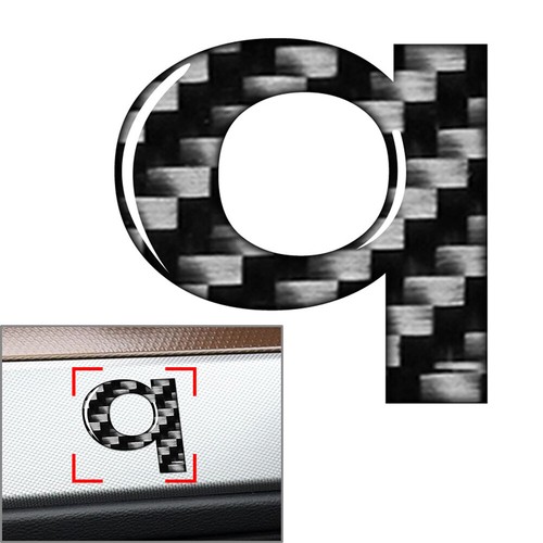 Door Wall Car Badge Window Emblem Lowercase Alphabet Letter Decals