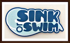 Sink Or Swim Paper Piecing Title Embellishment for Cards Pages PCC