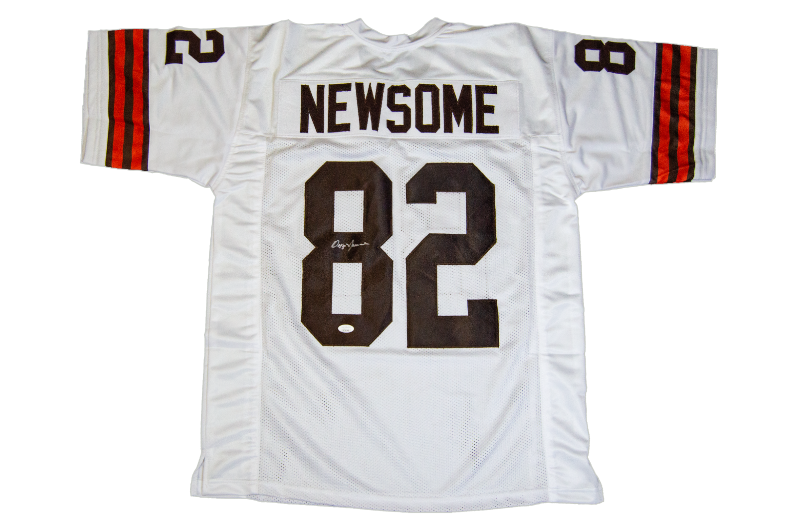 Ozzie Newsome Autographed Signed Cleveland Browns White Custom Jersey JSA 
