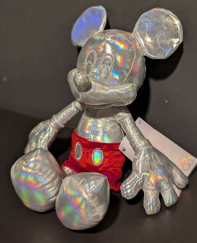 Disney Parks 100 Years Of Wonder Mickey Mouse Plush Toy Collectible 100th - NWT - Picture 3 of 9