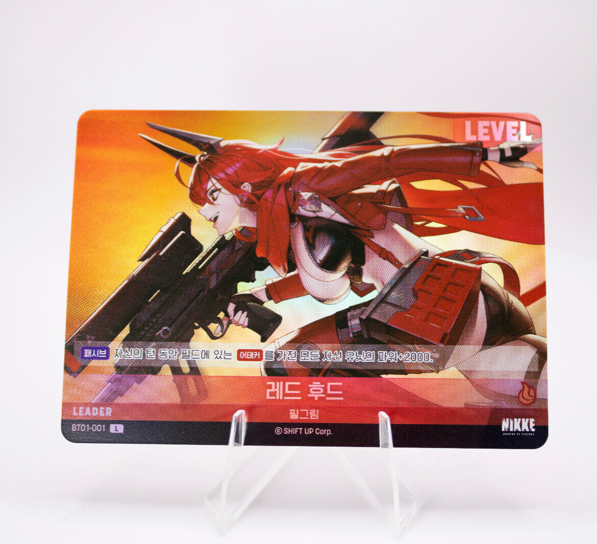 US SELLER] Goddess of Victory: Nikke Red Hood BT01-001 Leader