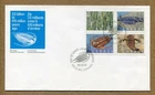 CANADA 1990 First Day Issue Series.  Prehistoric Life in Canada 4x39¢ BLOCK