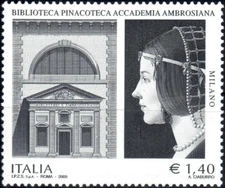 2009 italia repubblica Biblioteca Ambrosiana MNH