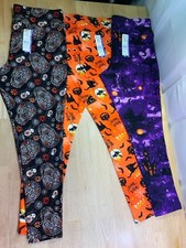 New Women  s Terra  Sky Halloween High Rise Leggings  Great Designs  YOU PICK 