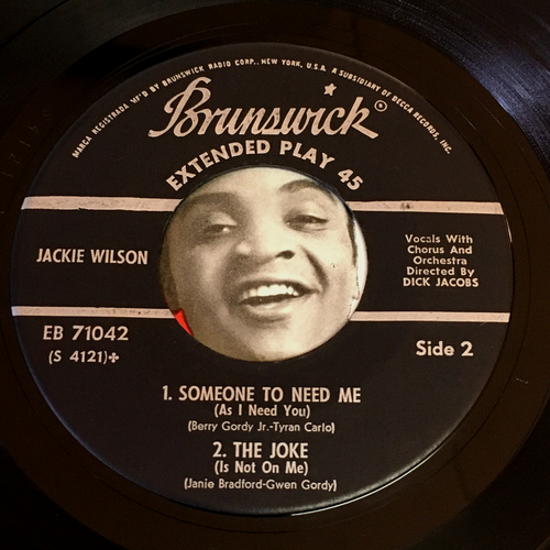 JACKIE WILSON "Jumpin' Jack" VINYL EP : Brunswick EB-71042 @ Soul Pop 1960 - Picture 5 of 5