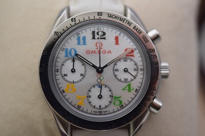 Omega Speedmaster Reduced 3836.70.36 Chronograph Olympic Watch, mint
