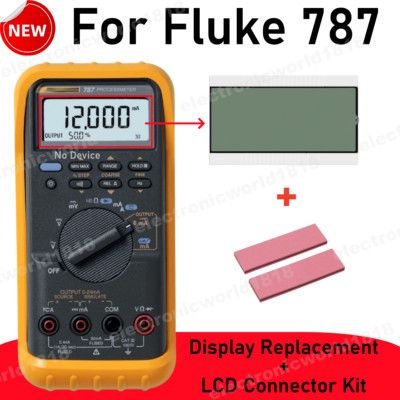 For Fluke 787 ProcessMeter Digital Multimeter 619913 LCD Display Screen Part NEU