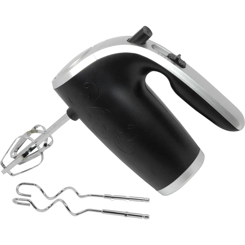 Better Chef IM-814B 5 Speed 150 Watt Hand Mixer with Silver Accents in Black - Image 2 of 4