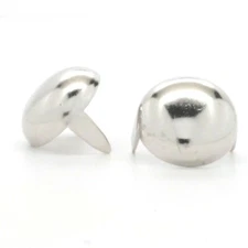 Nickel Brass Round Spot 1/2" Diameter Nail Head 100 pk. NH0204A-02