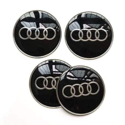 4 Coprimozzi Per Cerchi Audi Da 60 Mm / 55 Mm Con Nuovo Logo - Italia - Foto 11