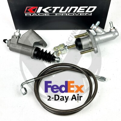 Bolt In EM1 CMC & K-Tuned Slave Kit for 9th Gen Honda Civic 12-15 Si Black CL