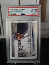2022 Topps Update SP #US44 Julio Rodriguez Mariners RC Rookie PSA 10 GEM MINT