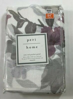 Peri Home Roxy Print Rod Pocket Panel 50''x84'' NEW!