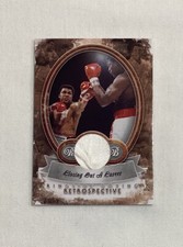 MUHAMMAD ALI 2011 RINGSIDE RETROSPECTIVE TRUNKS PATCH CASE TOPPER CARD #R26 6/10