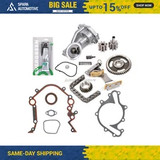 Timing Chain Kit Oil Pump Cover Gasket Fit 90-04 Ford F150 Mustang 3.8 3.9 4.2