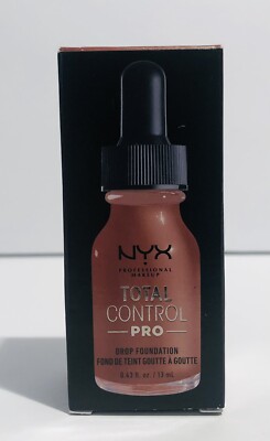 New NYX Professional Total Control Drop Foundation TCDF17 Cappuccino