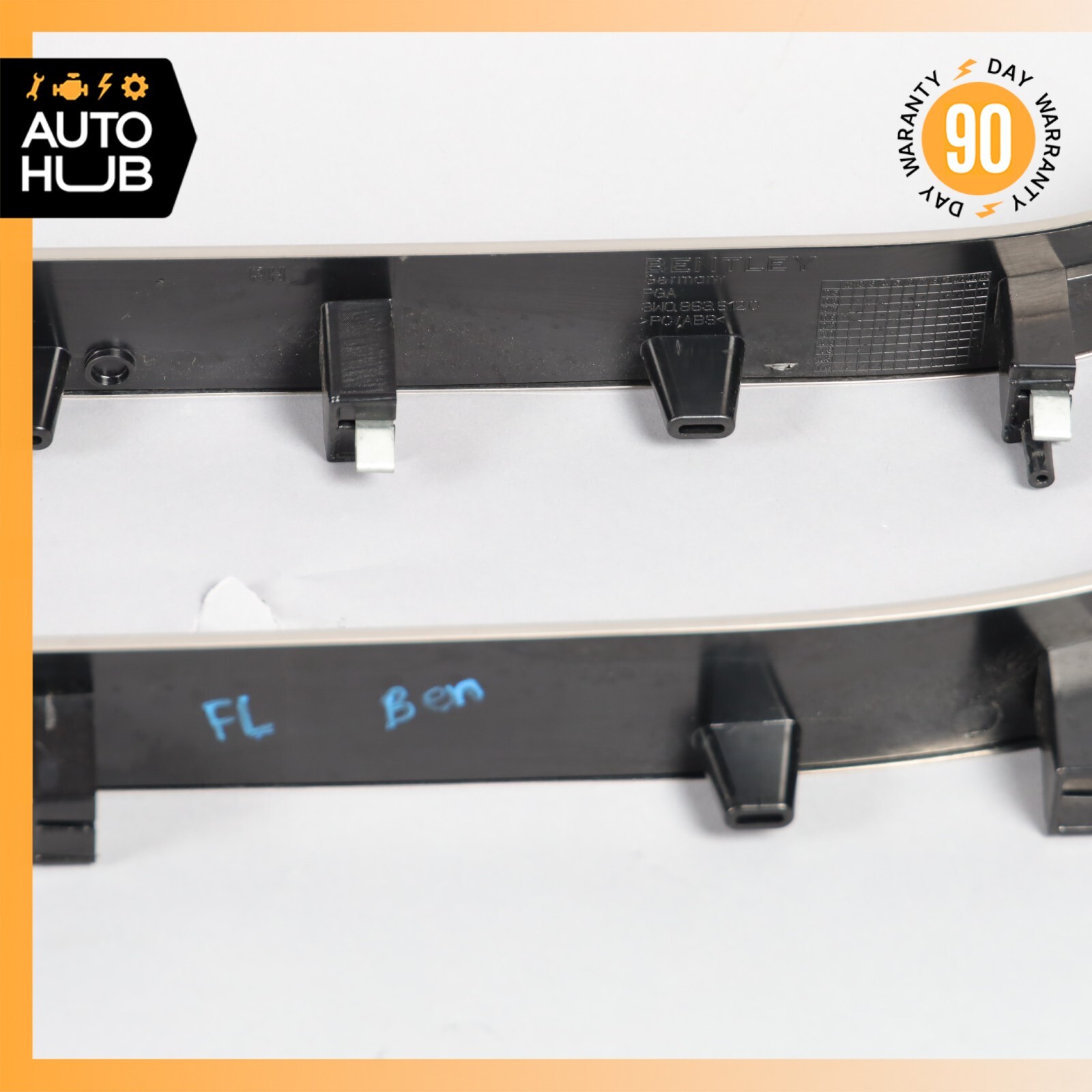 03-12 Bentley Continental GTC GT Left & Right Side Door Step Sill Sills OEM 59k