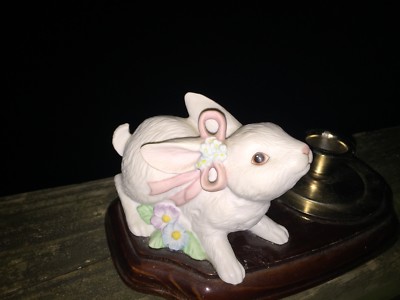 Lanterne Vintage Home Interiors - Forme Lapin - Pour Bougie Yankee 4x8 - Occasion