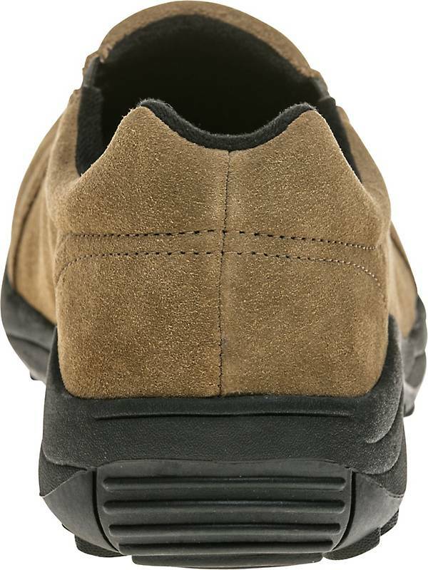 BRAZOS Steel Toe Slip Resistant Suede Work Shoes Loafer Slip  display picture 3