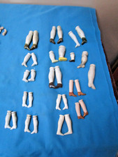   Large Lot Antique bisque binding doll legs mostly pairs/  Germany