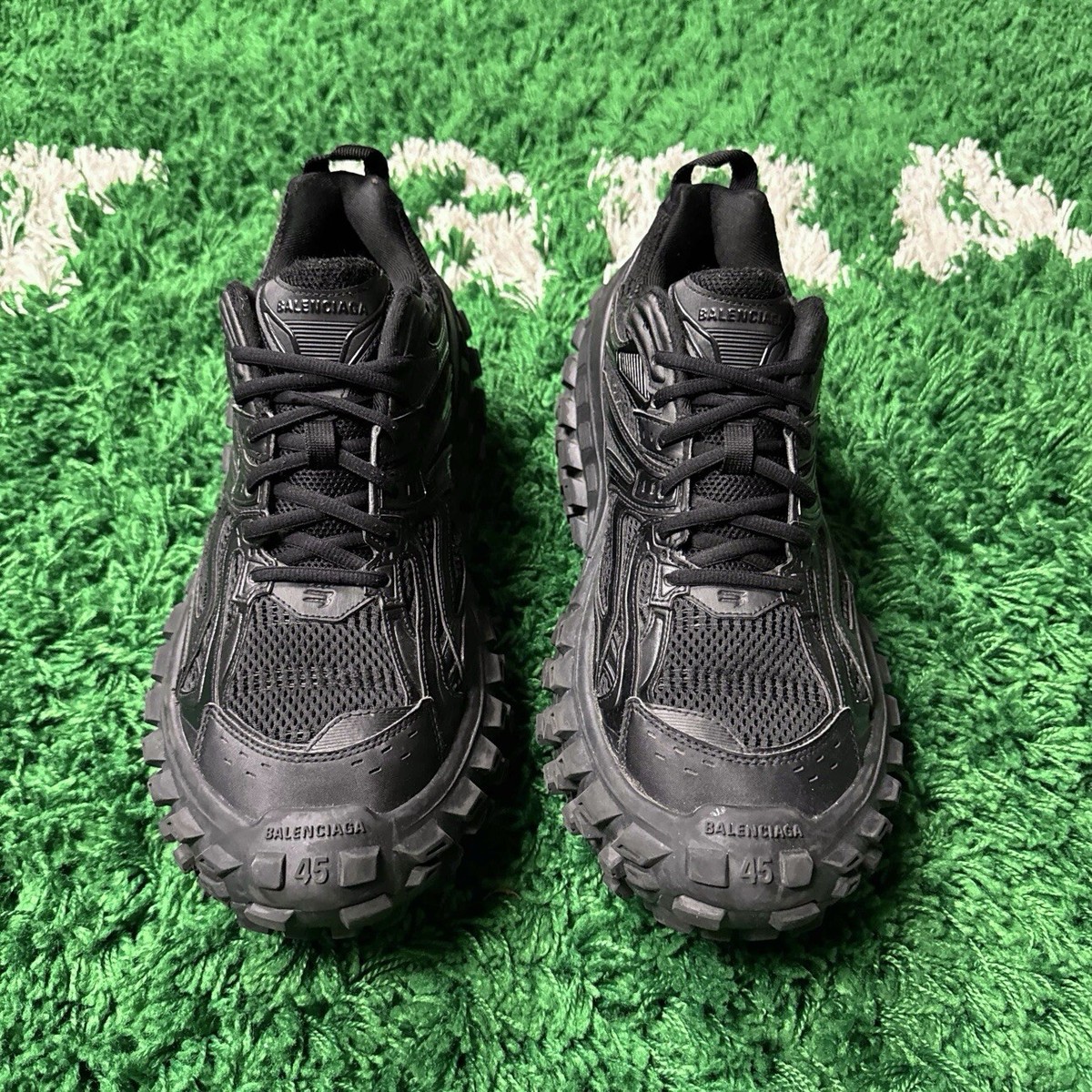 Size 12 - Balenciaga Defender Bouncer Sneaker Black - Super Size 12 - Balenciaga Defender Bouncer Sneaker Black - Super
