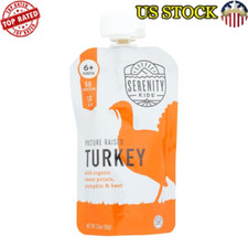 Free Range Turkey Baby Food Pouch Organic Sweet Potato Pumpkin Beet 3 Pack New