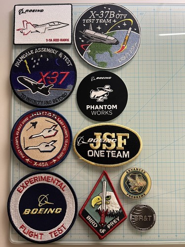 RARE Boeing Phantom Works Flight Test Coin Patch Sticker Lot Palmdale ...