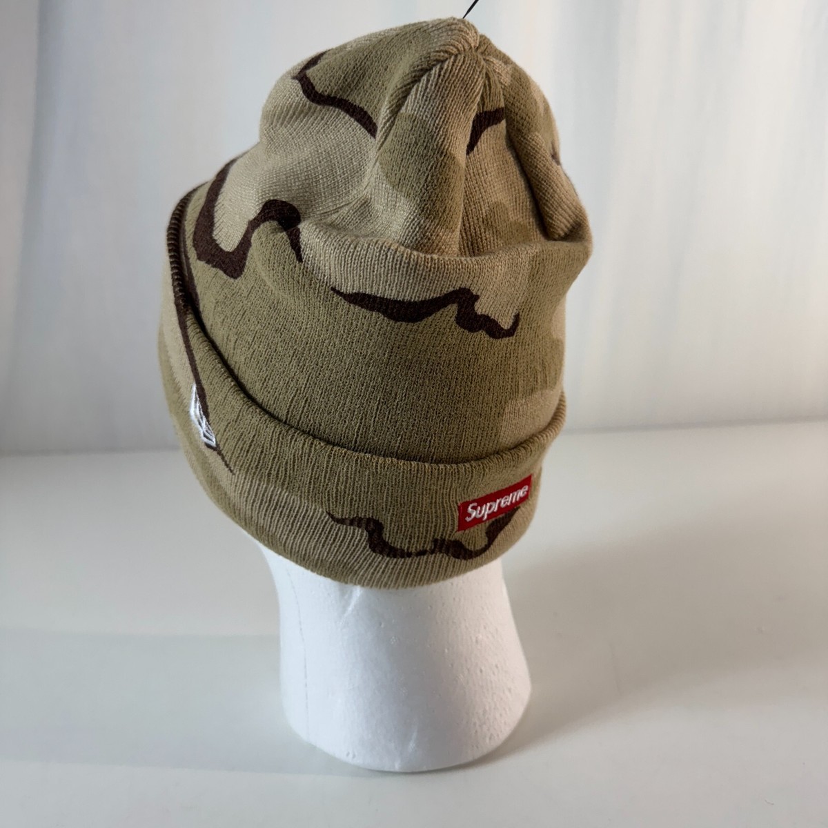 Supreme New York X New Era $ Logo Beanie OSFA Desert Camo NEW | eBay
