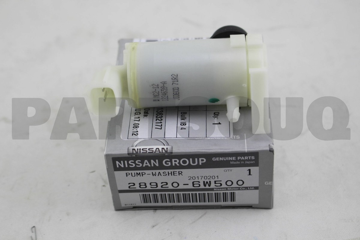 289206W500 Genuine Nissan PUMP ASSY-WASHER 28920-6W500 | eBay