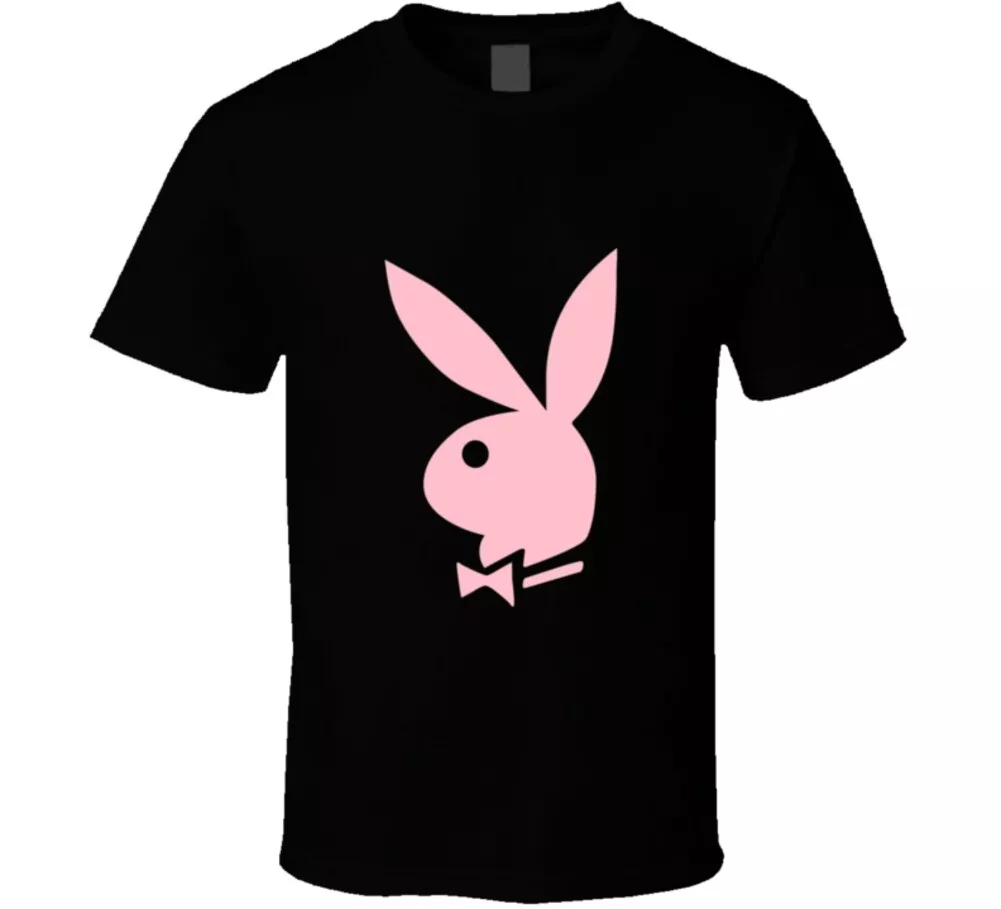 Playboy Logo T shirt And Apparel Black T Shirt