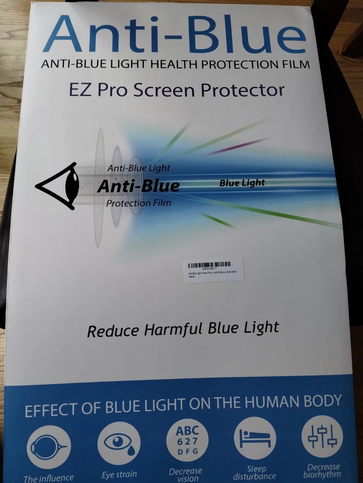 ANTI-BLUE LIGHT HEALTH PROTECTION FILM 21,22and23,24"Contain 2 layers. Brand new - Image 2 of 4