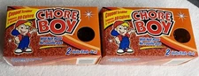 ( 2 BOXES ), CHORE BOY COPPER SCRUBBER, EACH BOX HAS 2 UNITS ( NEW )