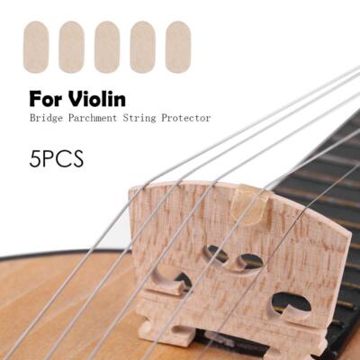 5 Stück Viola E Saiten Pads Mini Pergament Profi Violinen Zubehör