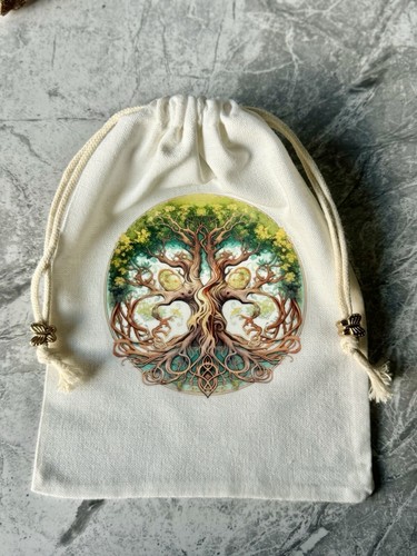 Lebensbaum Tarot Etui für Kristalle, Orakelkarten - Bild 2 von 4