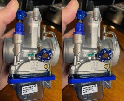 #ad 2pc Keihin 32mm 32 mm Carburetors Yamaha Banshee YFZ350 w clear bowl powerjets $250.00