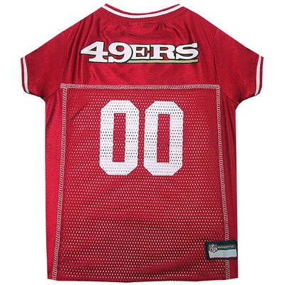 49ers small dog jersey