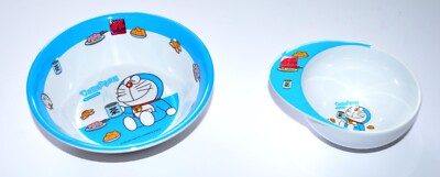 Doraemon Figur Take A Break Melamin Eierbecher und Müslischale