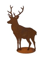 Dekofigur Im Rost Design Hirsch, 43 Cm - Rostfigur FüR Den Garten, Gartendeko