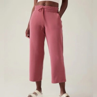 Athleta Seasoft Mid Rise Straight Crop Small Petite NEW