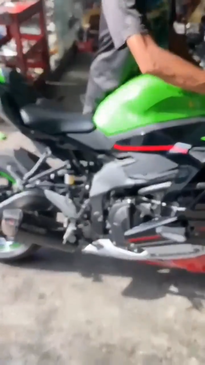 Original ZX25R OLD Triton exhaust full system Triton type XR-5