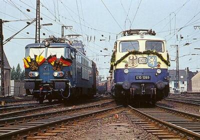 AK · Elektro-Lok E 10 1269 + 160 021 - DB/SNCB - Hbf. Köln - 1966  (70.01)