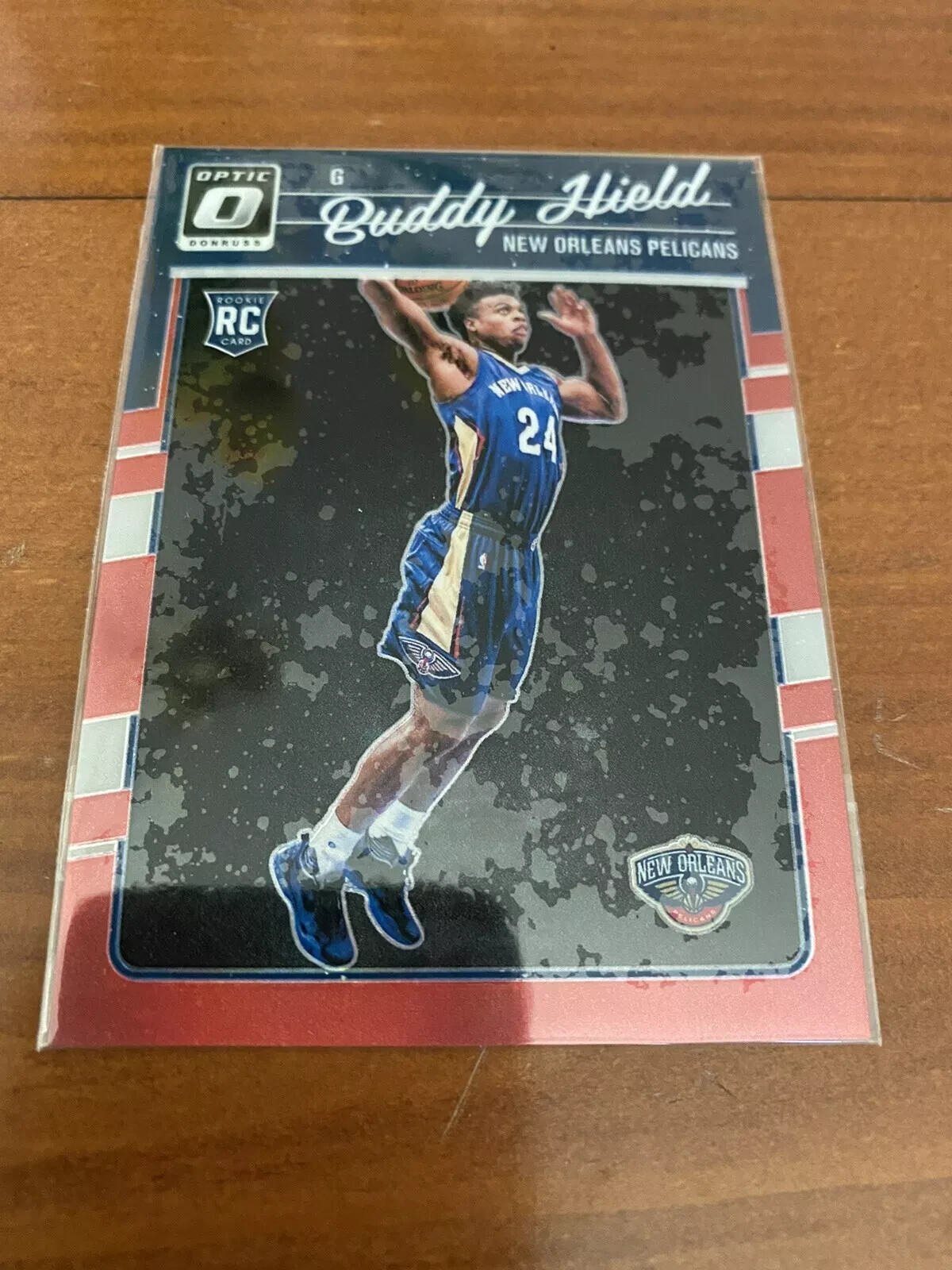 2016-17 Optic Buddy Hield Rookie RC Holo Red Prizm Parallel Pelican Kings #/99