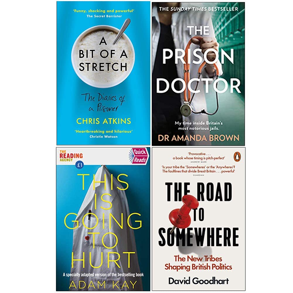 A Bit of a Stretch, Prison Doctor, Going To Hurt, Road to Somewhere 4 Books Set - Image 2