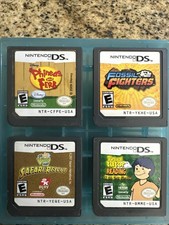 Nintendo DS Games & Case Fossil Fighters Phineas Ferb Safari Rescue Free Ship!