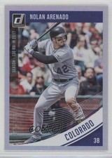 2018 Donruss Variations Stat Line Season 92/130 Nolan Arenado (Grey Jersey) v9t