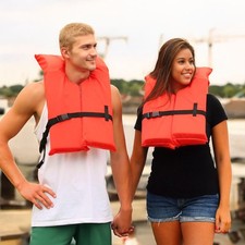 Ozark Trail 4-Pack Adult Type II Life Vest, Includes Storage Bag, Orange