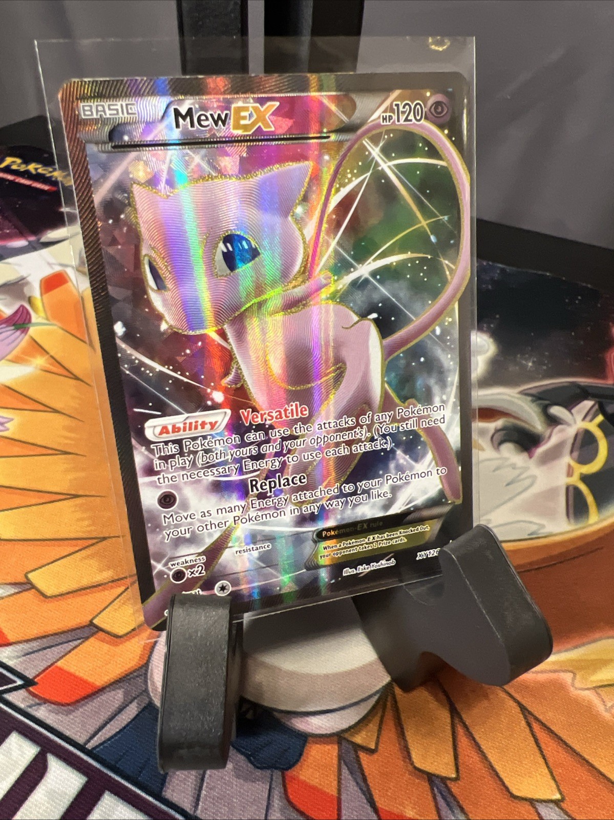 Pokémon Mew EX Black Star Promo TCG Card XY126 Near Mint See Photos!