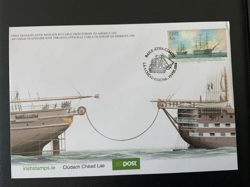 Ireland 2008 #1800 First Transatlantic Cable Message - FDC