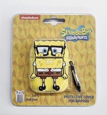 SPONGEBOB SQUAREPANTS NICKELODEON AIRPOD CASE 1ST 2ND GEN - New