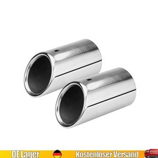 Auspuffblende Endrohrblende Edelstahl für VW GOLF 6 VI Passat Tiguan Ø 68,5–70mm